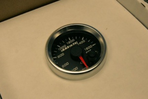 Revolution Gauges with Vivid Racing Logo
