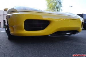 Up Close Photo of Carbon Fiber Spoiler Ferrari 360