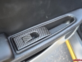 Carbon Fiber Overlay on Door Handles