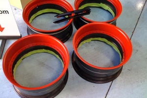 Wheel Hoops Flat Red