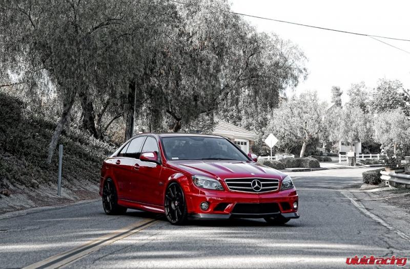 Mercedes C63 AMG with HRE P43S wheels