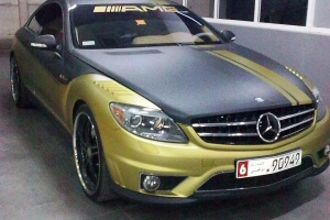 Saifs Mercedes CL in Dubai