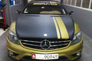 Saifs Mercedes CL in Dubai