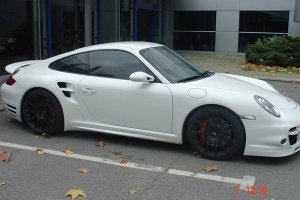 Salih's White 997TT with HRE, PSS10, TechArt