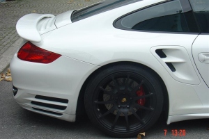 Salih's White 997TT with HRE, PSS10, TechArt