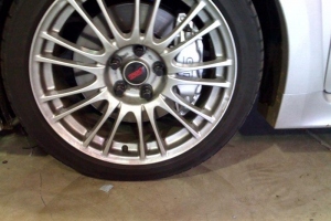 Painted STI Calipers Silver
