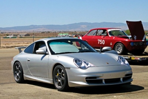 18" Volk TE37 on Porsche 996 GT3