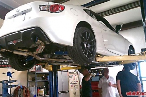 Scion FRS with Agency Power Catback Exhaust Installation