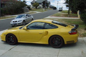 Vic's Porsche 996TT with Volk Time Attacks