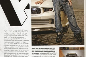 Rides Magazine Featuring Dave Mirra and the VR STI