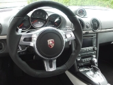 AP Porsche 997 970 958 991 981 PDK 2 Black Leather Alcantara Steering Wheel