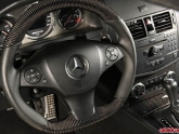 VR Mercedes C63 Steering Wheel Carbon Alcantara Installed