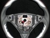 VR Porsche Cayenne 03-10 Sport Steering Wheel Stone Grey Leather Alu Silver Trim Larger Grips