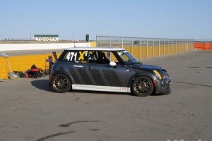 Willow Springs - Subaru vs EVO vs Mini