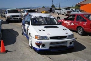 Willow Springs - Subaru vs EVO vs Mini