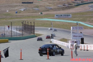 Willow Springs - Subaru vs EVO vs Mini