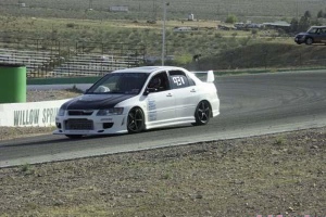 Willow Springs - Subaru vs EVO vs Mini
