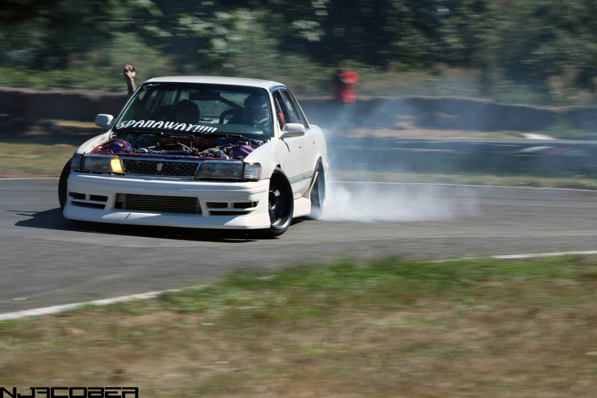 Toyota Cressida Drifts In Action with Work XD-9 Wheels