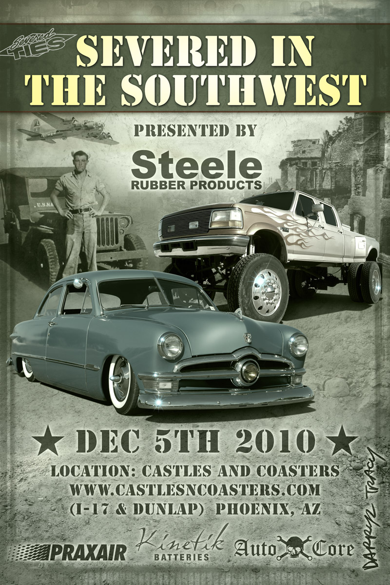 Severed Ties Car Show in AZ December 5th