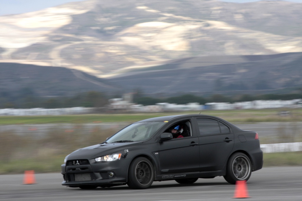 Xtreme Athletes in 2 Extreme Track Cars