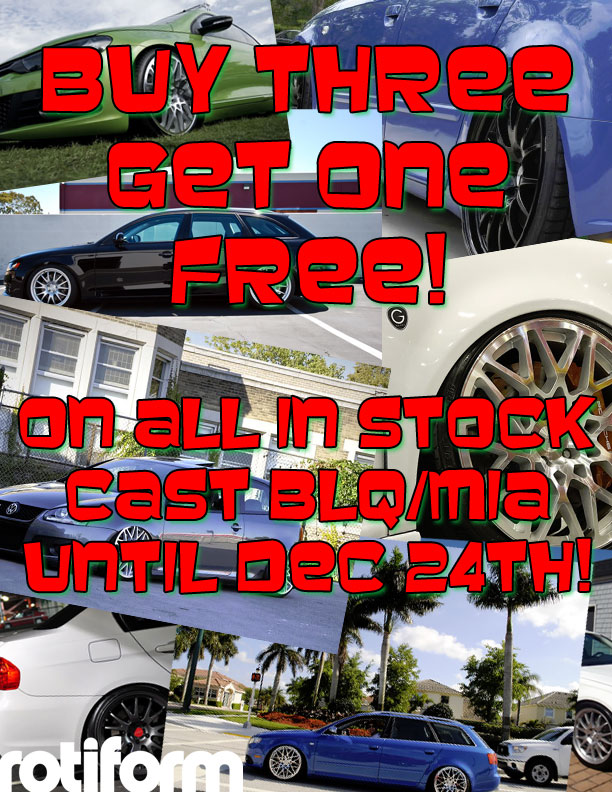Rotiform Holiday Special – Buy 3 Get 1 Free