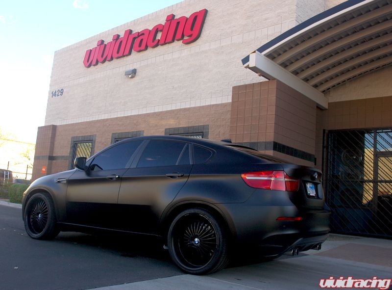 Murdered Out BMW X6M Done at Vivid Racing