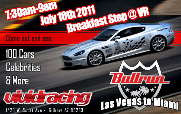 Bullrun Rally – Supercars, Glamour, Celebs at VR July 10th Gilbert, Arizona