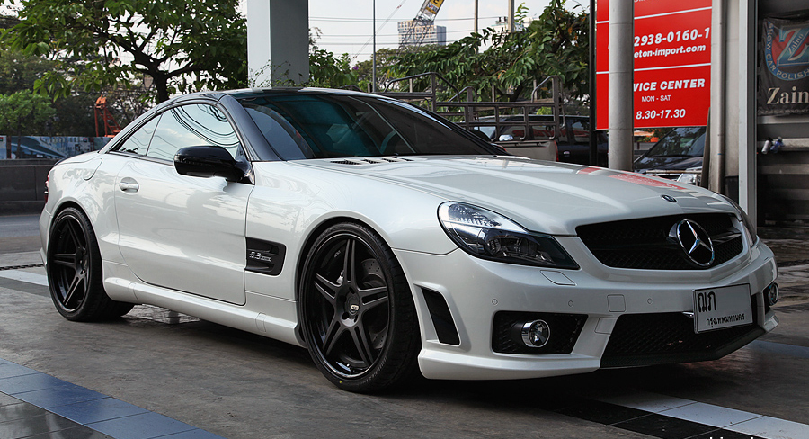 ADV1 Trak Spec Wheels Mate a Mercedes SL63