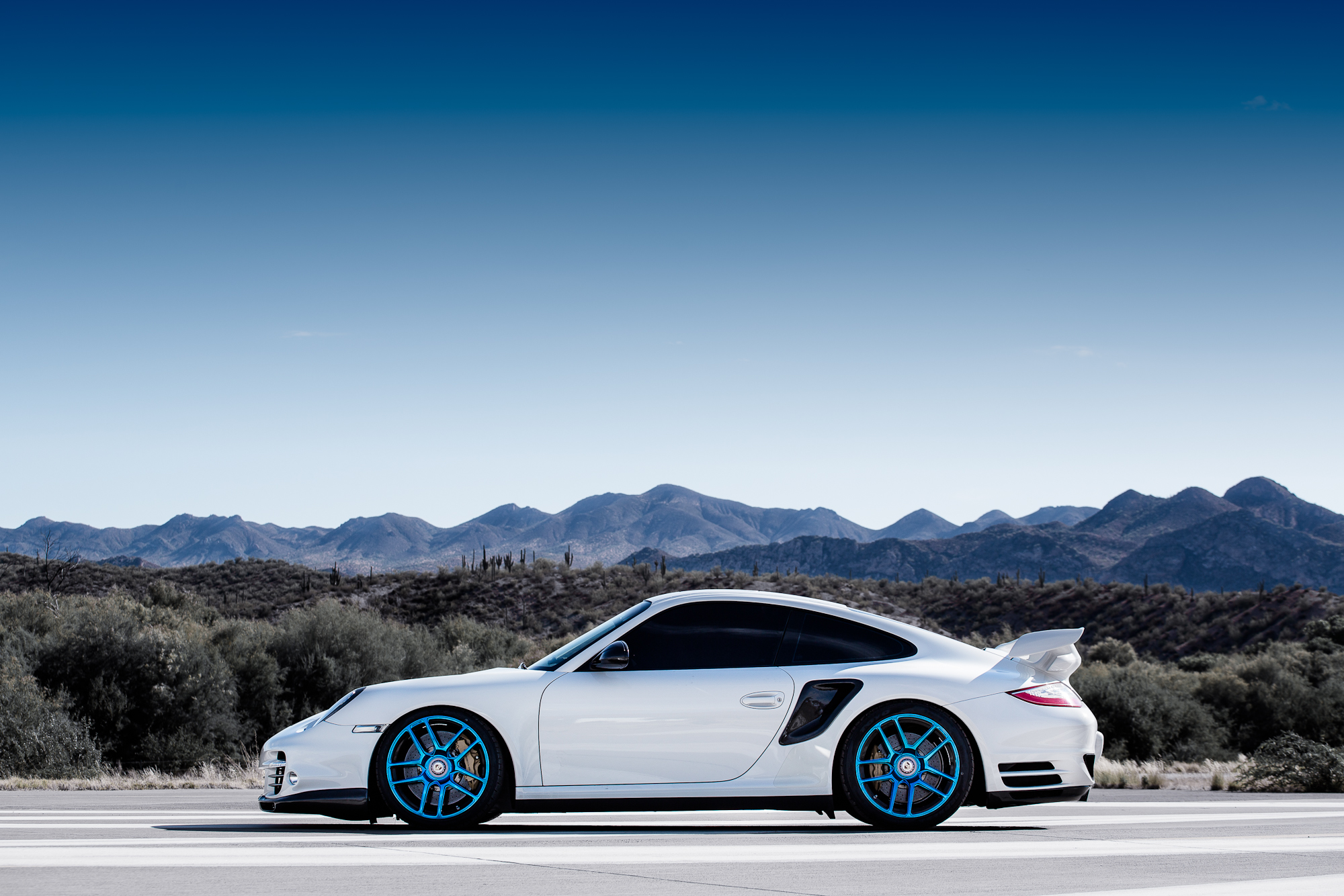 Porsche 997.2 Turbo S Photoshoot at Kearny Arizona Airport