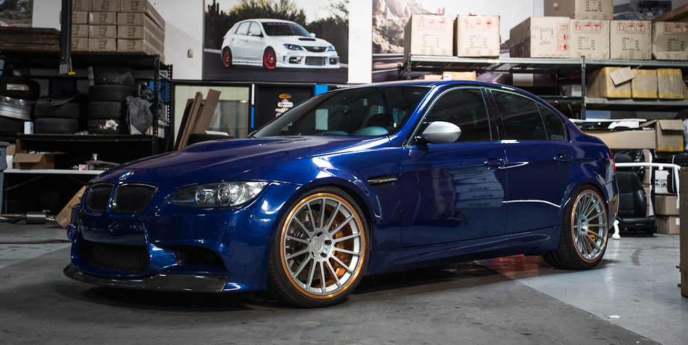 BMW M3 E90 Installation of KW HAS Coilovers and Status Racing Seats