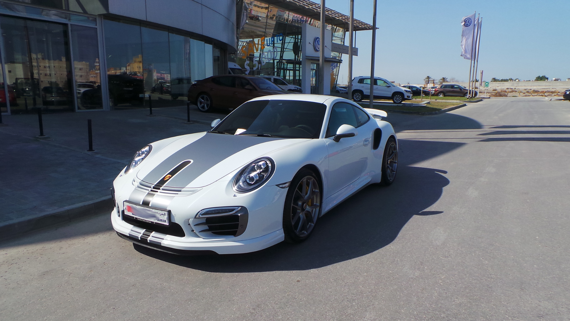 Porsche 991 Turbo S with 20inch HRE Wheels and Techart