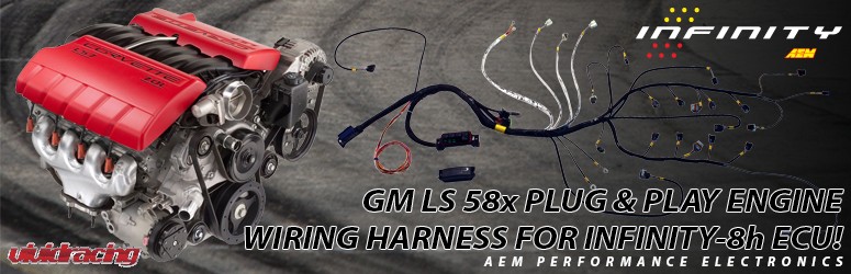 AEM Releases GM LS 58x Plug & Play Engine Wiring Harness for Infinity ECU
