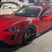 Porsche Taycan GTS Wagon with VR Aero Front Lip and Rear Diffuser