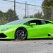 Lamborghini Huracan LP-610 Verde Green with Gloss Black VR Forged D04 Wheels