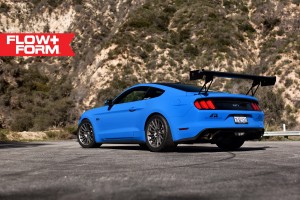 Ford Mustang, Blue, Fog, HRE Wheels, FF15, flow form, forged
