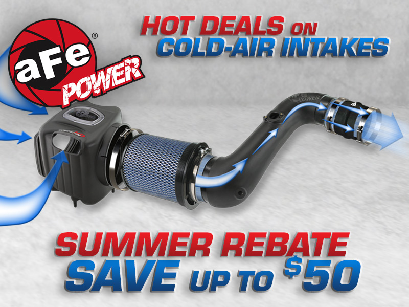 aFe Summer Discounts! Rebates on performance products