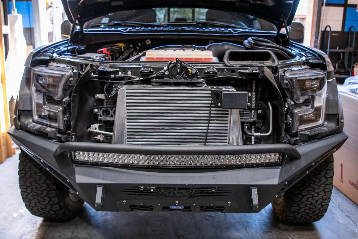New Product Agency Power Intercooler for EcoBoost Raptor Vivid