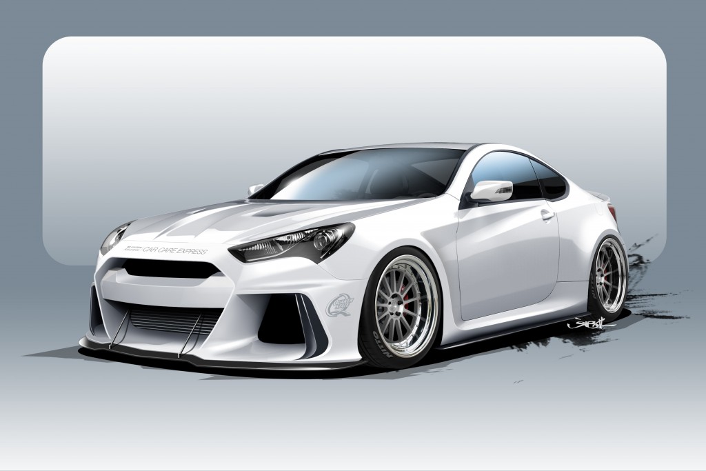 ARK Performance Genesis Coupe Rendering