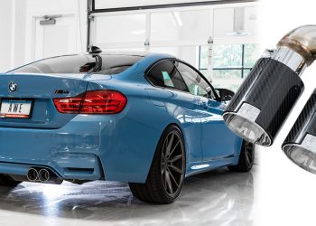 New AWE Carbon Fiber Tip Exhaust for F8X M3 / M4