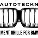 AutoTecknic Replacement Grille For BMW X6 G06 2019-2020 in Glazing Black