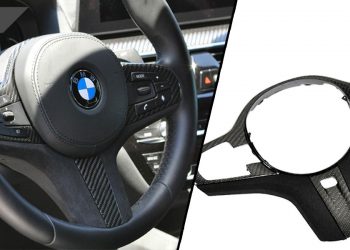 AutoTecknic Carbon Fiber Trim for BMW G30/G32 Steering Wheel