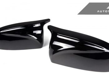 AutoTecknic M-Inspired Side Mirror Replacement With Painted Black Finish For BMW X5 E70 and X6 E71 2007-2014