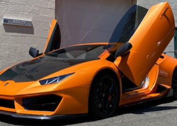 Customer Spotlight: Lamborghini Huracan LP580 Featuring Custom Steering Wheel, Exotic Car Gear, RSC Tuning, and Vorsteiner Performance Parts