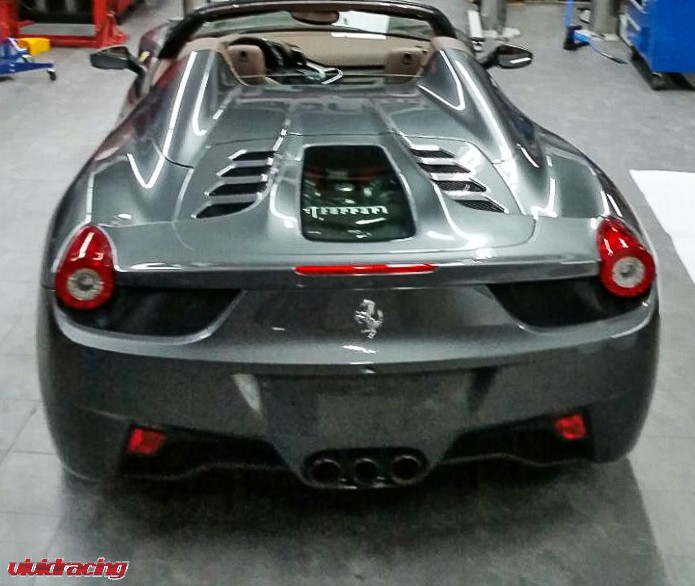 Perfecting Beauty! Capristo Carbon Fiber Engine Hood Installed on Ferrari 458 Spider