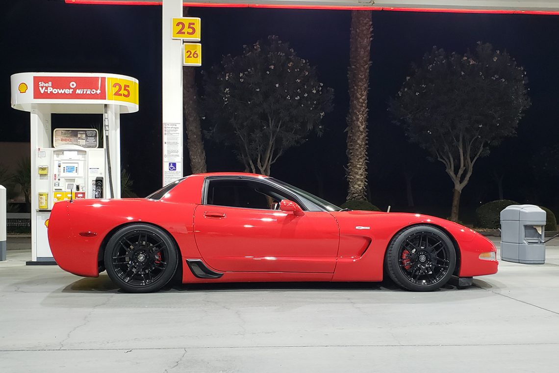 Customer Spotlight C5 Corvette Z06 on F14 wheels Vivid