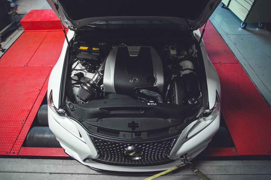 Tuned Lexus IS350 with VRTUNED Ecu Flash Dyno