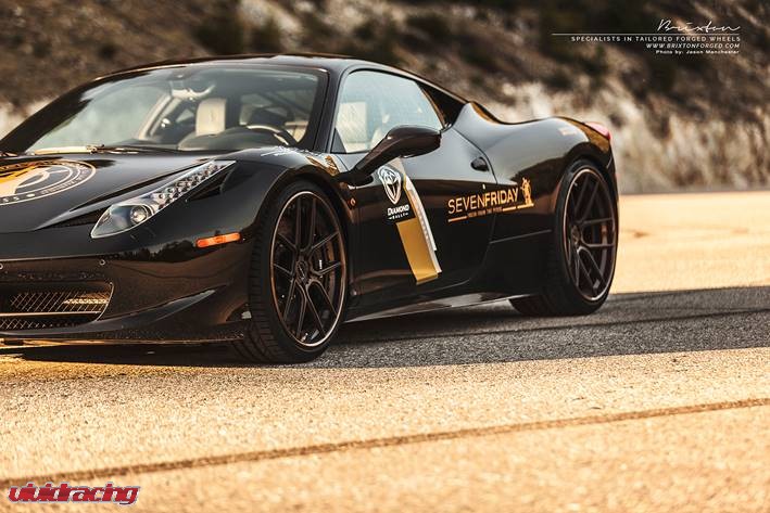Brixton Forged Wheels On A Rediculous Novitec Tuned Ferrari 458