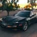 Matte Black Corvette C6 with Hyper Black D05 VR Forged Wheels