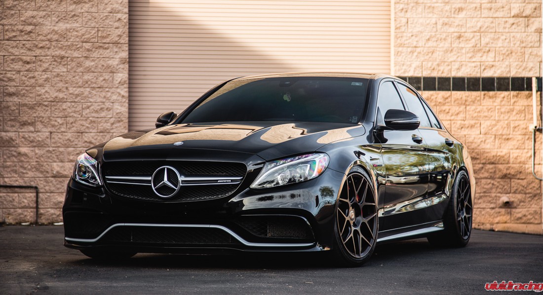 Mercedes C63s AMG on HRE FF01 Flow Forged Wheels