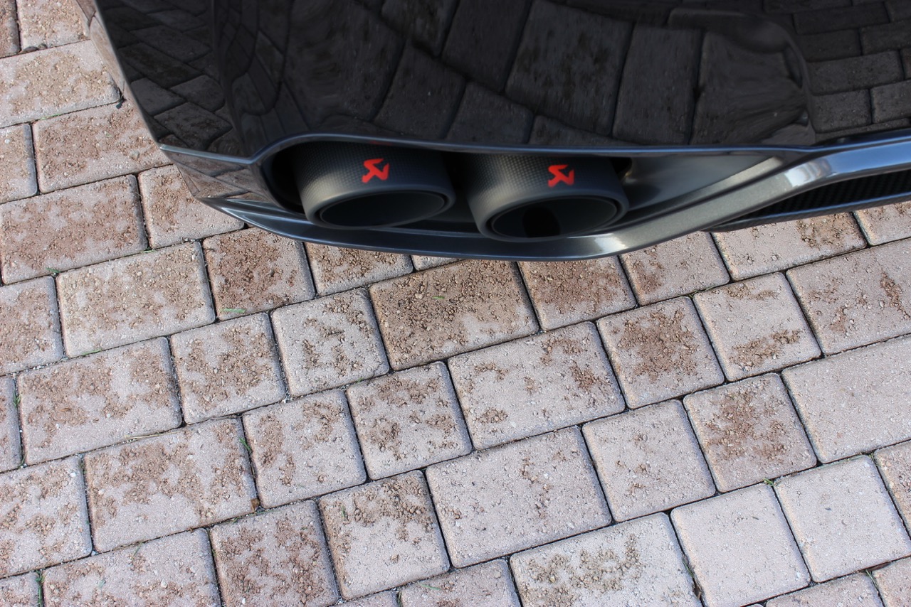 Akrapovic Titanium Exhaust with Carbon Tips on a GTR Vivid Racing News